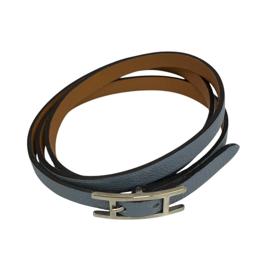 HERMES（エルメス） 【値下げ】HERMES D刻印 レザーブレスレット アピ3