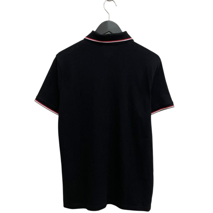 モンクレール MONCLER S S POLO 半袖ポロシャツ I10918A70300 ブラック サイズ：L_1