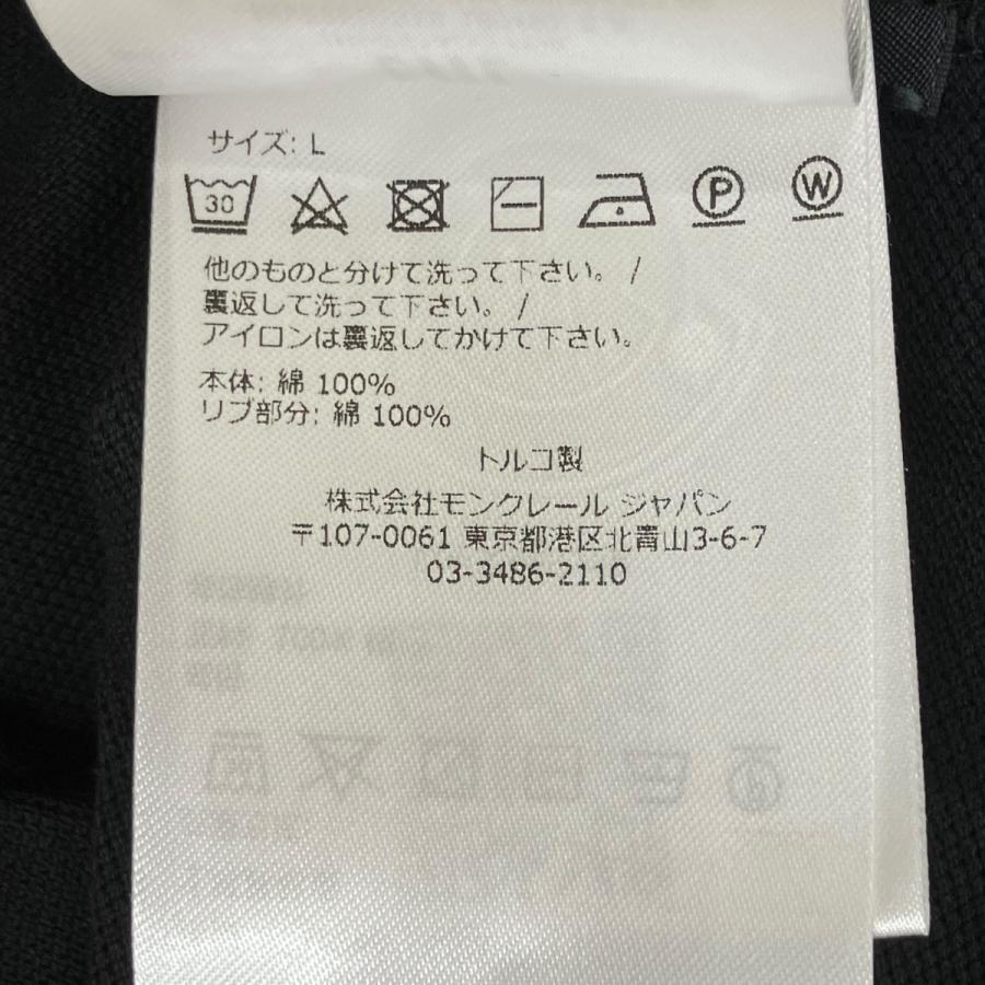 モンクレール MONCLER S S POLO 半袖ポロシャツ I10918A70300 ブラック サイズ：L_6