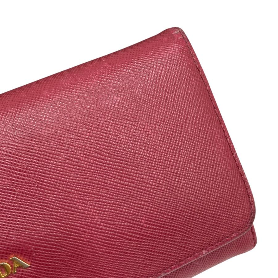 PRADA（プラダ） 【値下げ】PRADA 財布 1M1132 ピンク (梅田クロス茶屋 