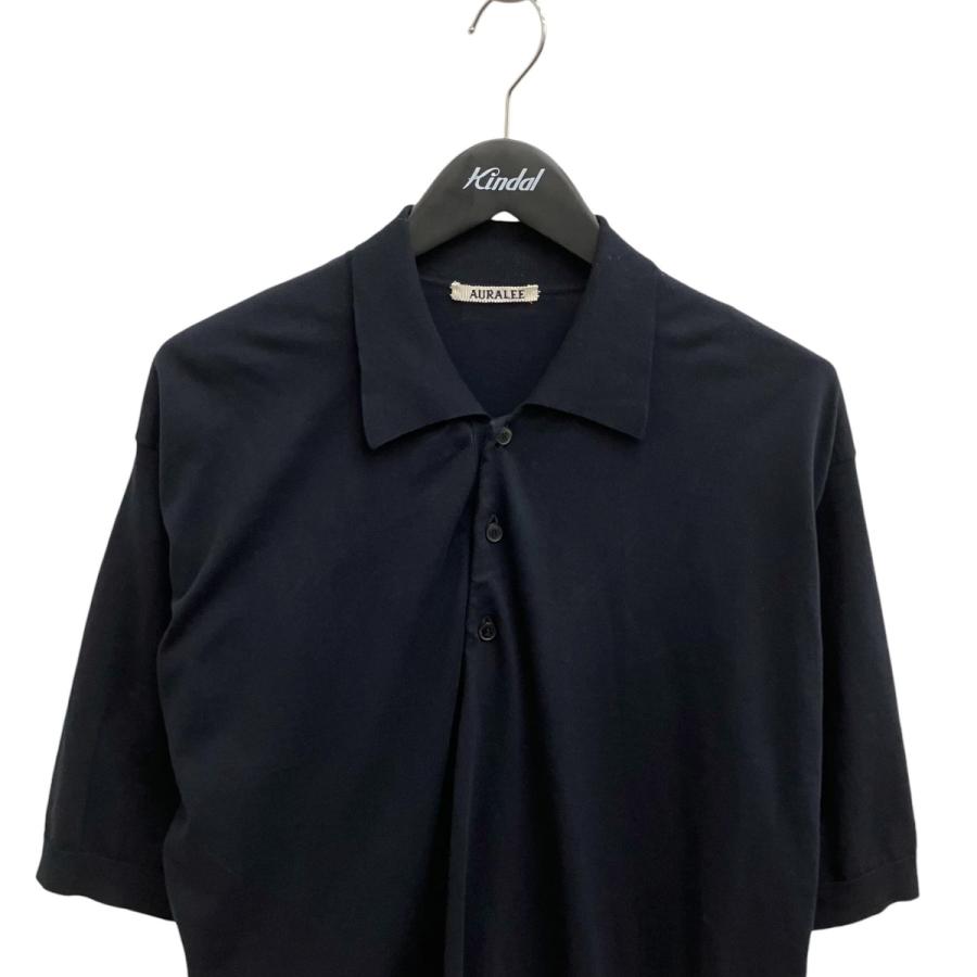 AURALEE（オーラリー） AURALEE SUPER HIGH GAUGE COTTON KNIT POLO