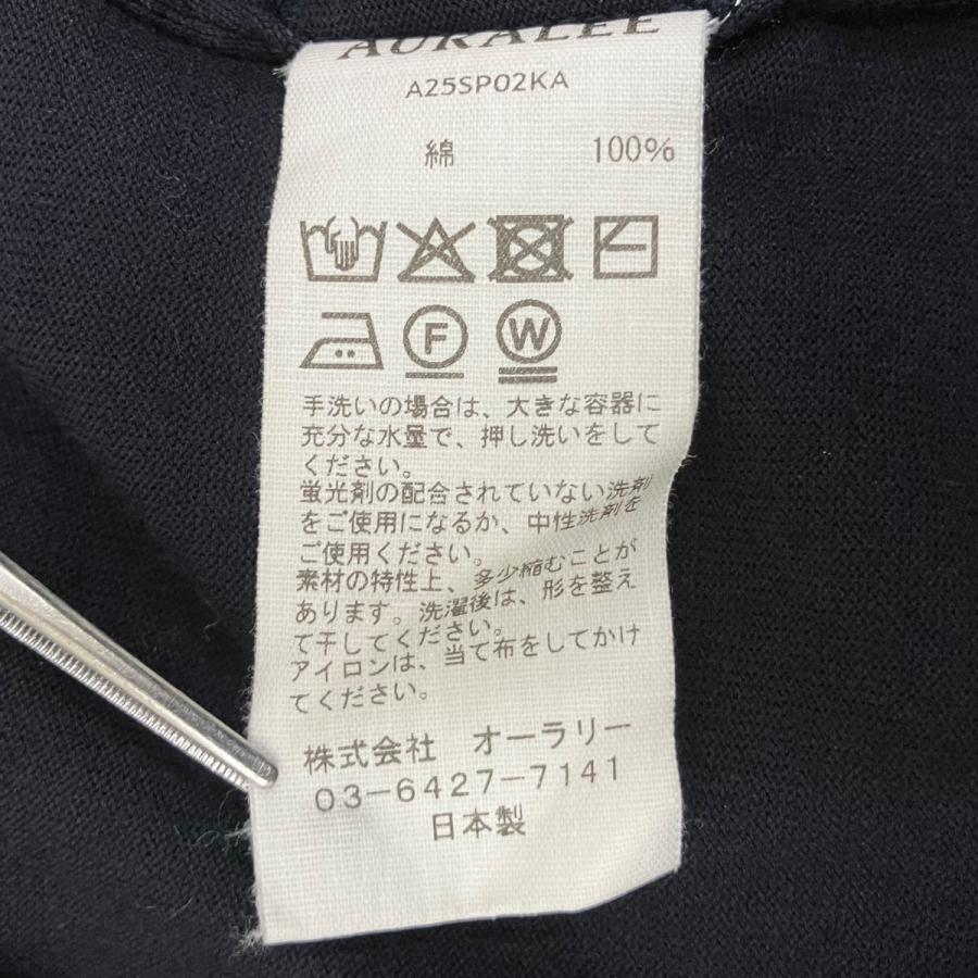 AURALEE（オーラリー） AURALEE SUPER HIGH GAUGE COTTON KNIT POLO