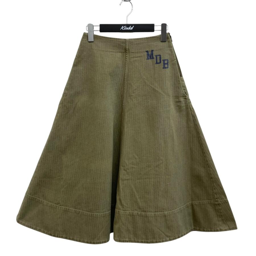 マディソンブルー PANEL FLARE SK COTTON 新品未使用 MADISON BLUE（マディソンブルー） MADISON BLUE 23AW PANEL FLARE SK