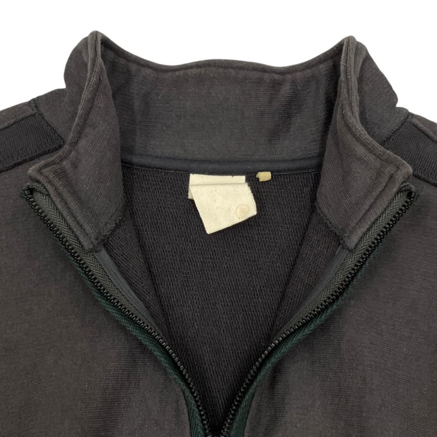 メンズ JIAN YE SOLID ZIP TOP ハーフジップ スウェット L グレー