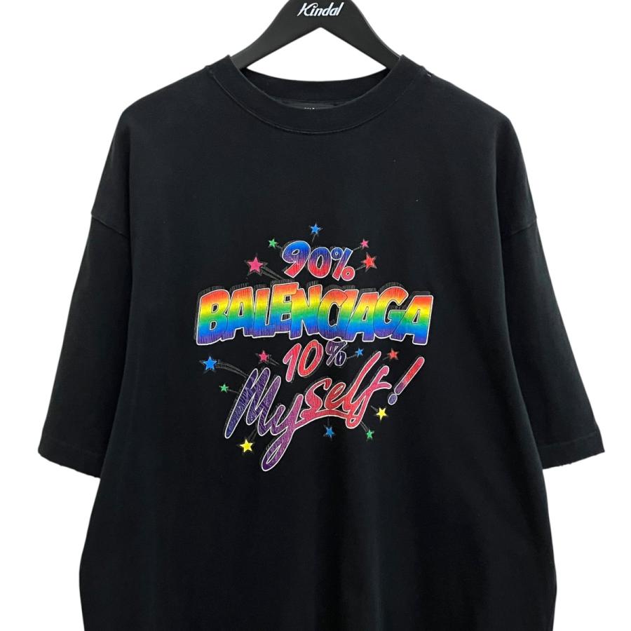 BALENCIAGA（バレンシアガ） BALENCIAGA 22AW SLOGAN PRINT LARGE FIT