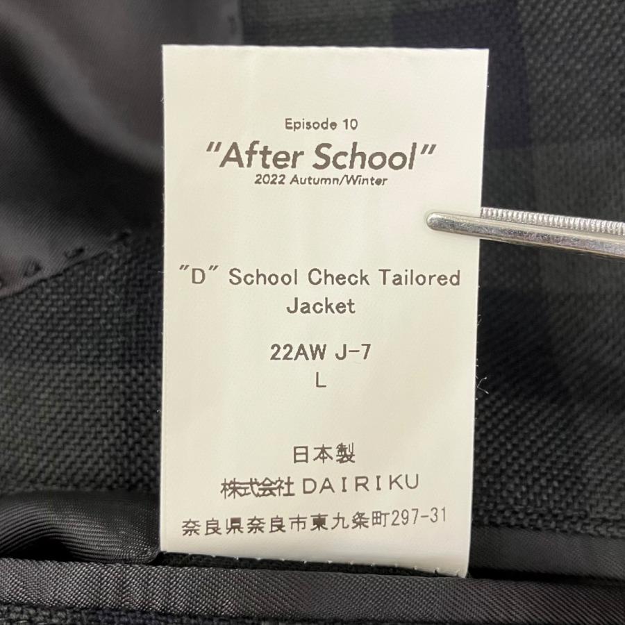 DAIRIKU（ダイリク） DAIRIKU 22AW D School Check Tailored Jacket
