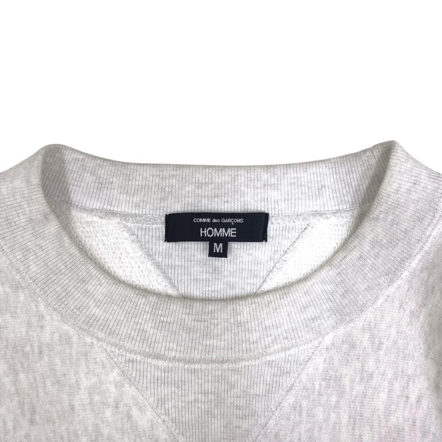 コムデギャルソンオム COMME des GARCONS HOMME AD2025 トレーナー HP-T010 ライトグレー×ブラック サイズ：M_4