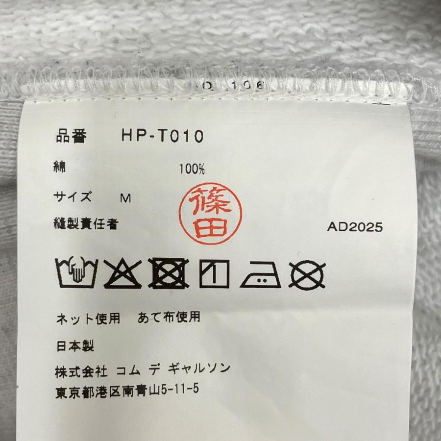 コムデギャルソンオム COMME des GARCONS HOMME AD2025 トレーナー HP-T010 ライトグレー×ブラック サイズ：M_8