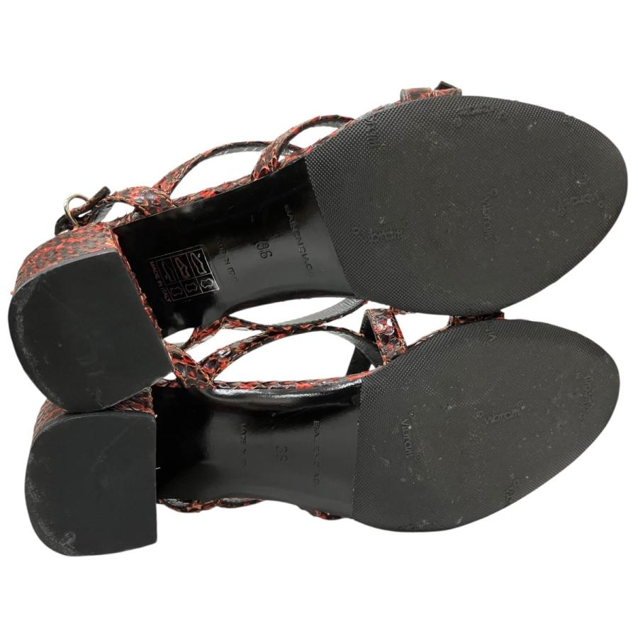 バレンシアガ BALENCIAGA ストラップサンダル 292711 レッド サイズ：36(約23.0~24.0)_4