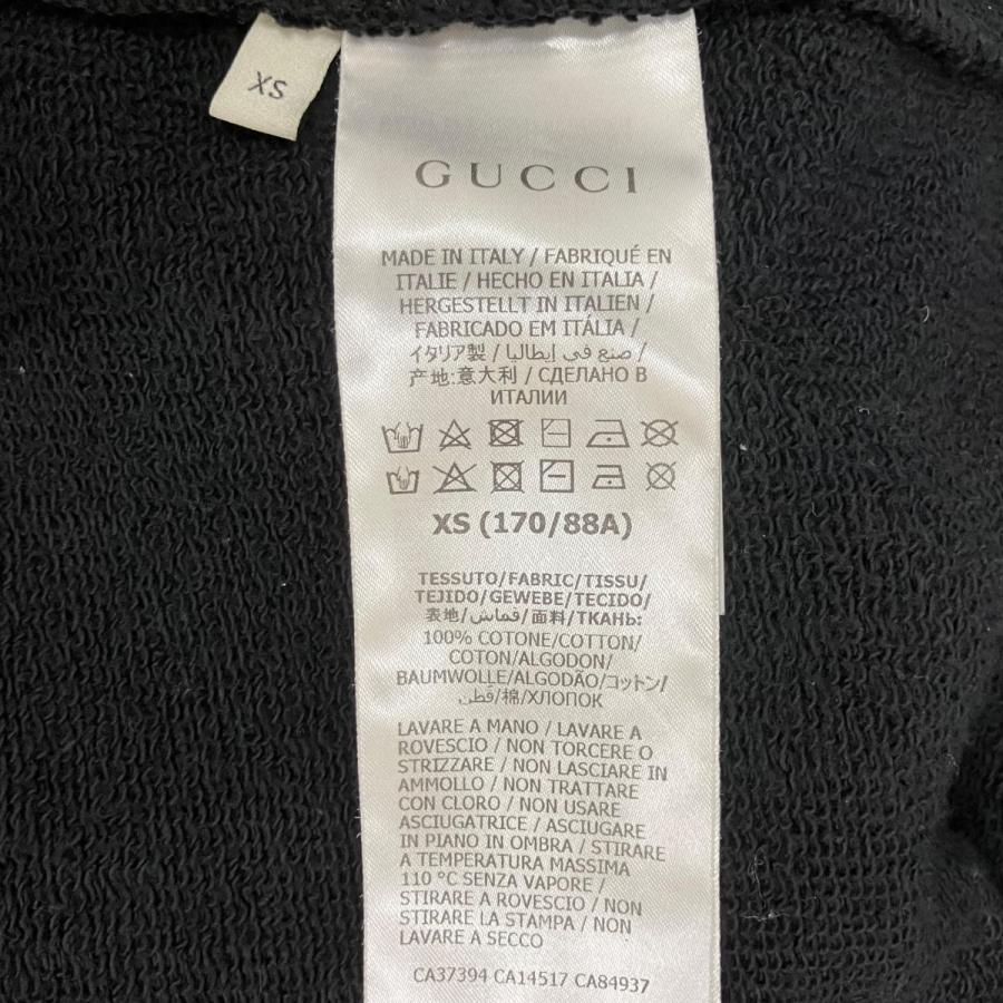 グッチ GUCCI 20AW Fake Not Print Sweatshirt スウェット 635847 XJCXY ブラック×イエロー×ブラウン_9