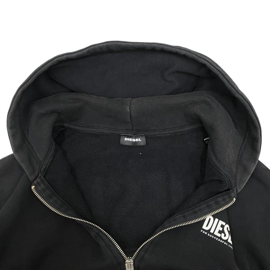 DIESEL（ディーゼル） ジップパーカー 00J4YP ブラック サイズ：14