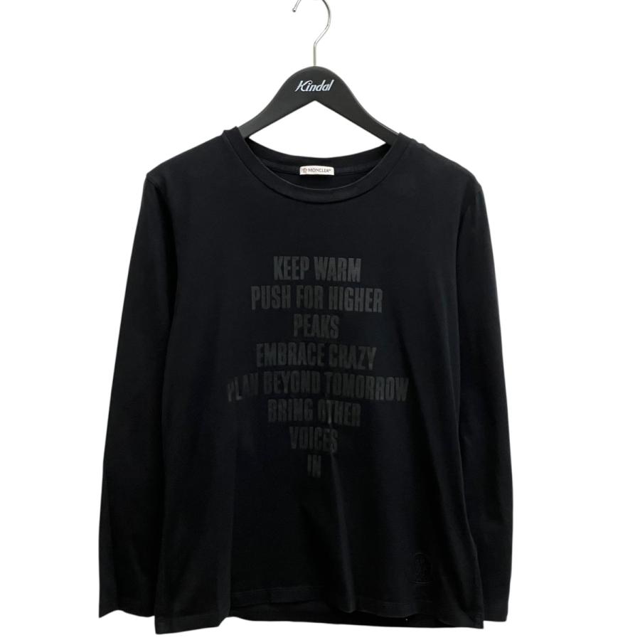 MONCLER（モンクレール） 長袖Tシャツ G20938D00002 ブラック サイズ 
