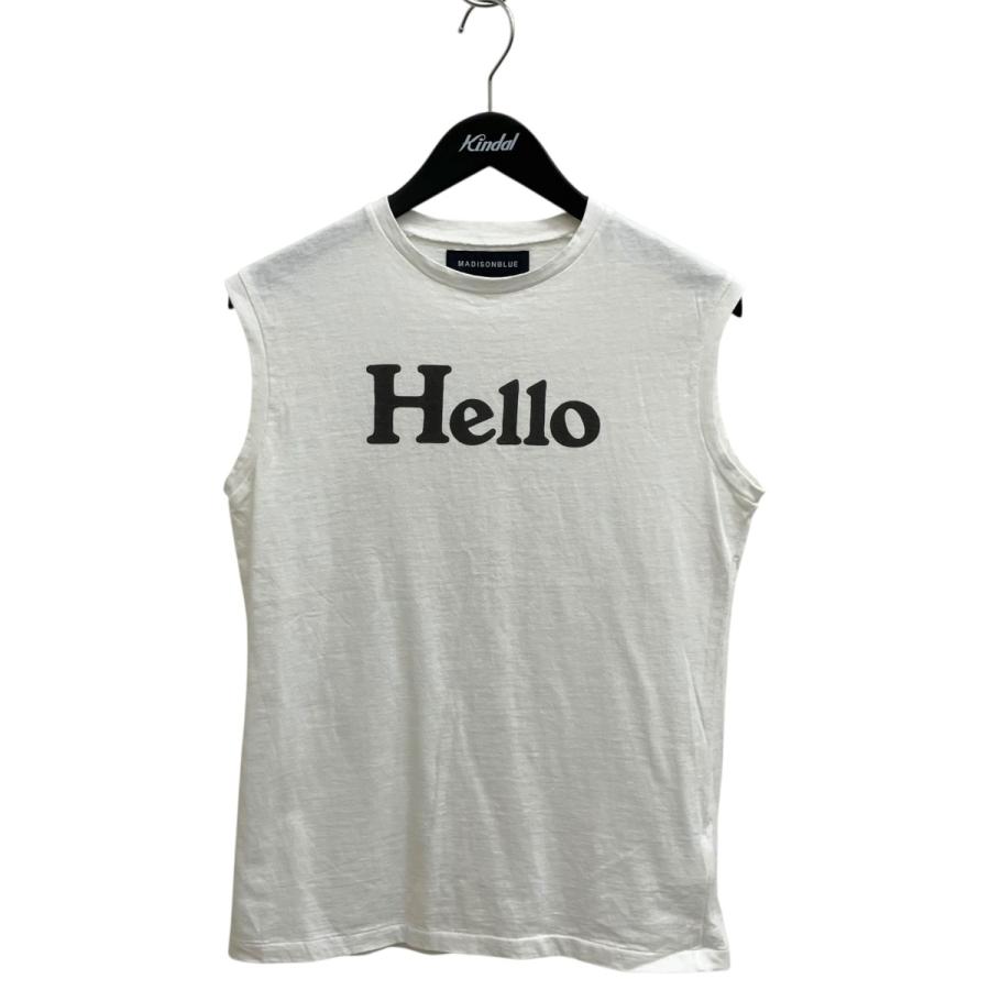MADISON BLUE（マディソンブルー） MADISON BLUE HELLO NOSLEEVE TEE