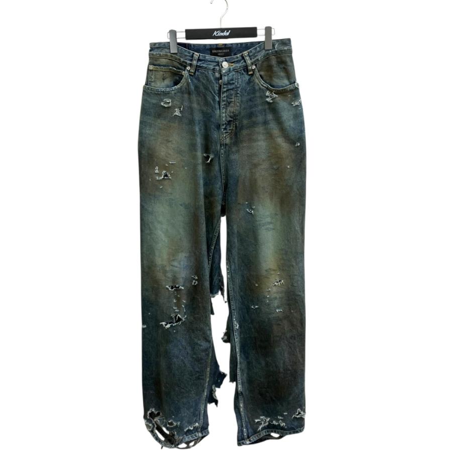 BALENCIAGA（バレンシアガ） BALENCIAGA SUPER DESTROYED BAGGY デニム