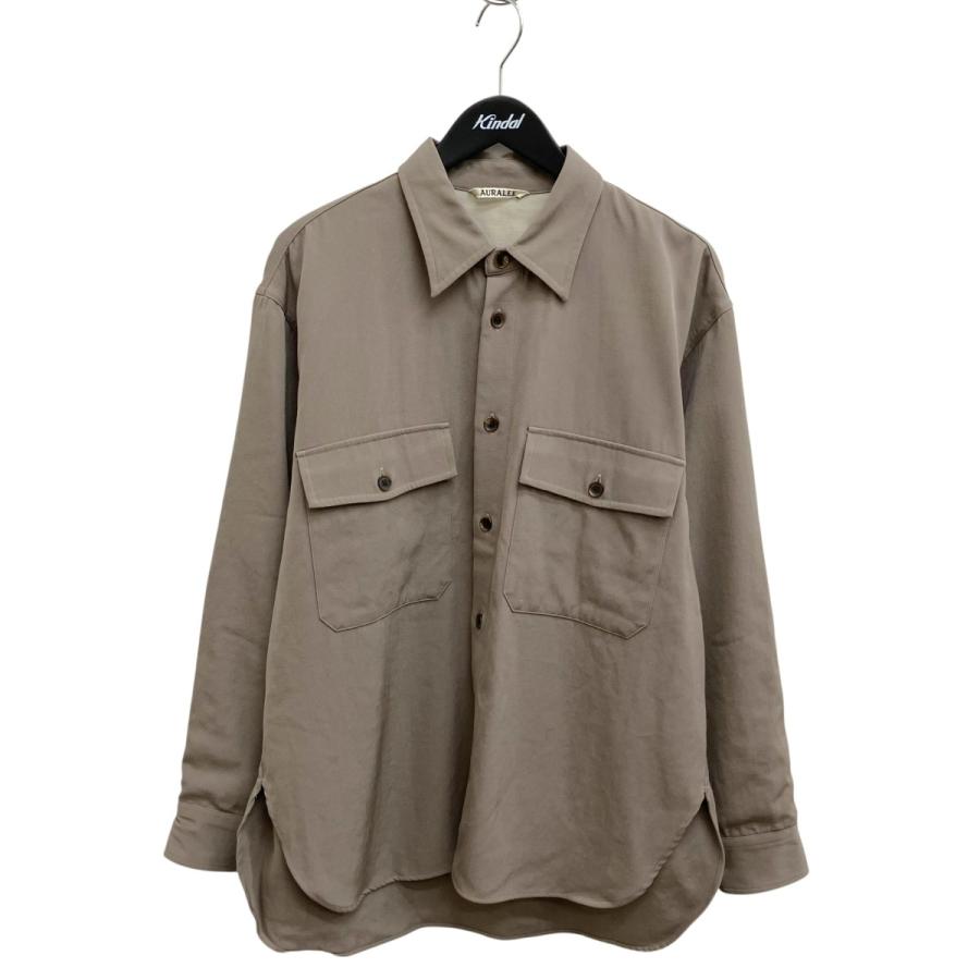 AURALEE（オーラリー） AURALEE WOOL MAX GABAGINE SHIRT 長袖シャツ