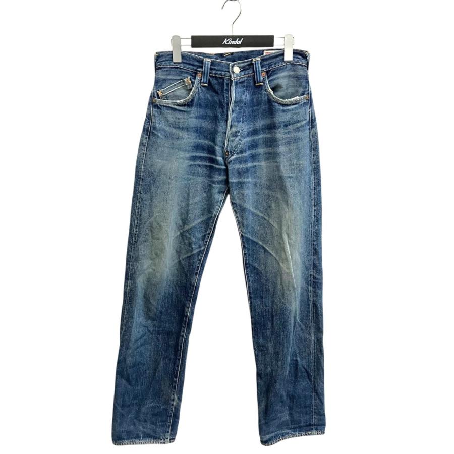 エヴィス EVISU デニムパンツ ブルー サイズ：31×35 : カインドオル