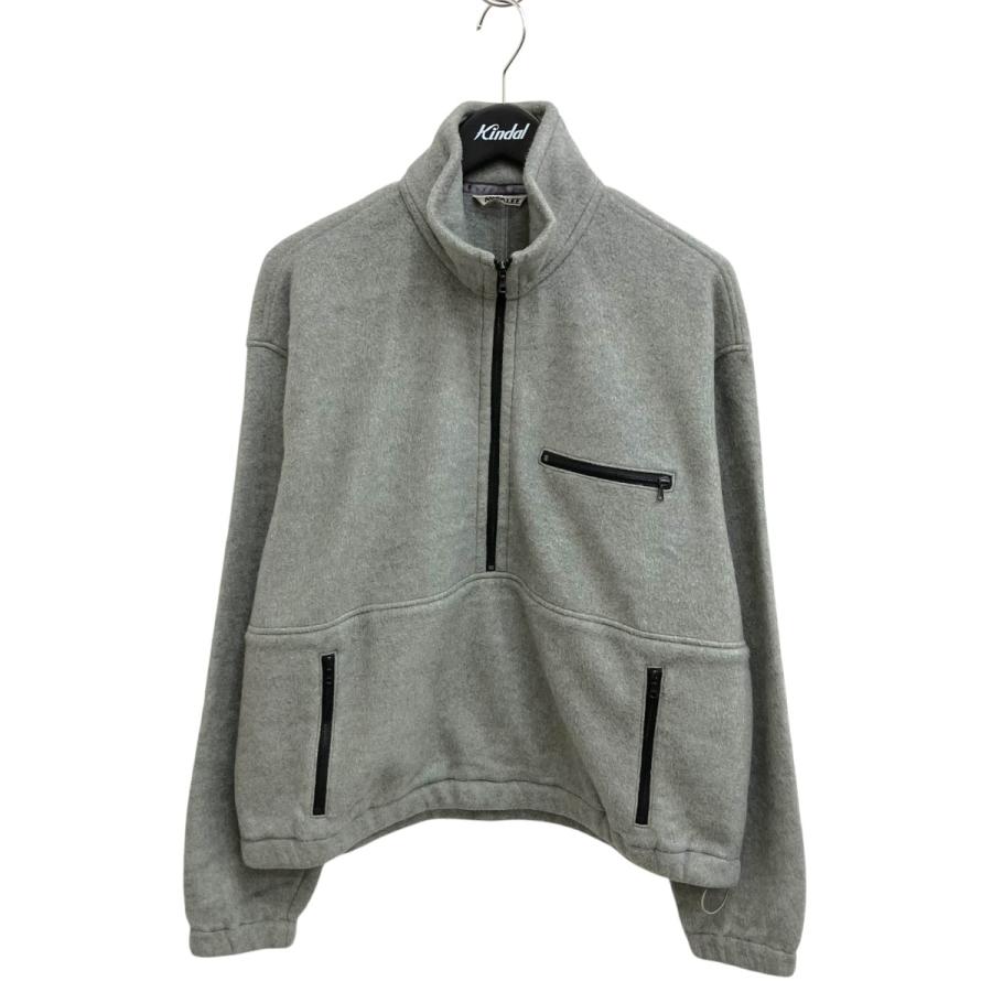 AURALEE（オーラリー） AURALEE PURE SILK COMFORT FLEECE HALF ZIP