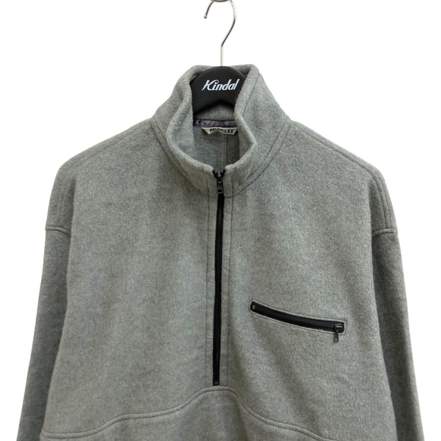 AURALEE（オーラリー） AURALEE PURE SILK COMFORT FLEECE HALF ZIP