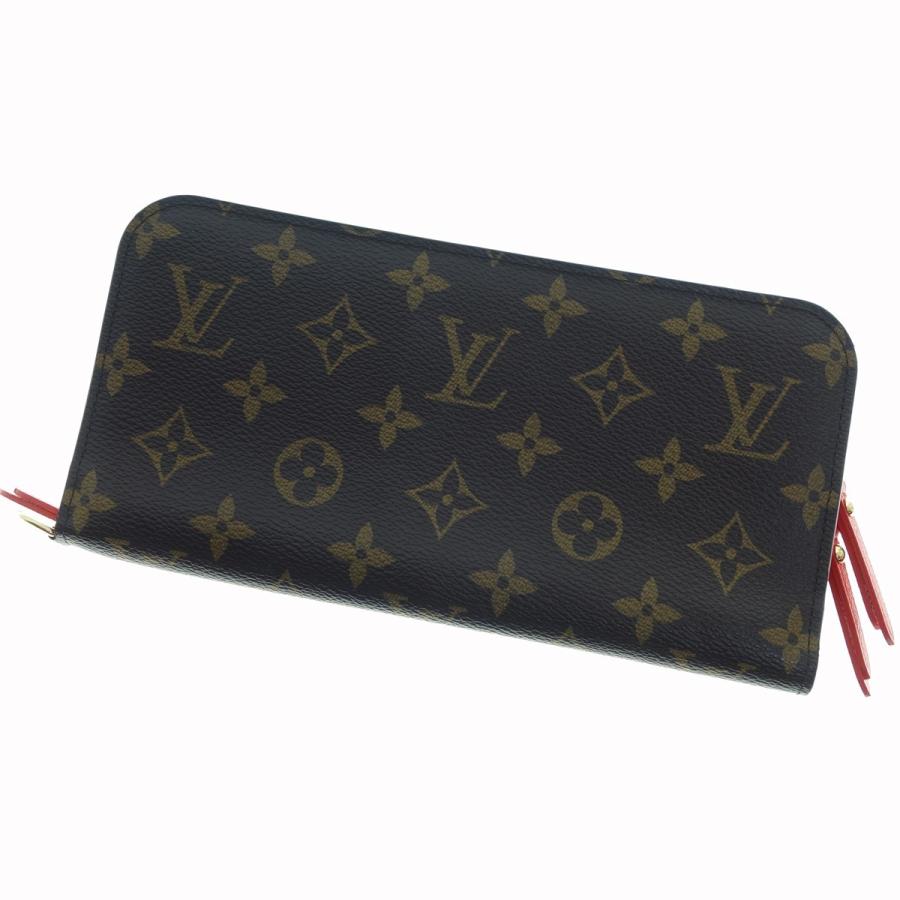 Louis Vuitton ファッション レッド 2つ折り財布 ヤヨイ クサマ モノグラム ウェーブ ポルトフォイユ アンソリット ブランド古着