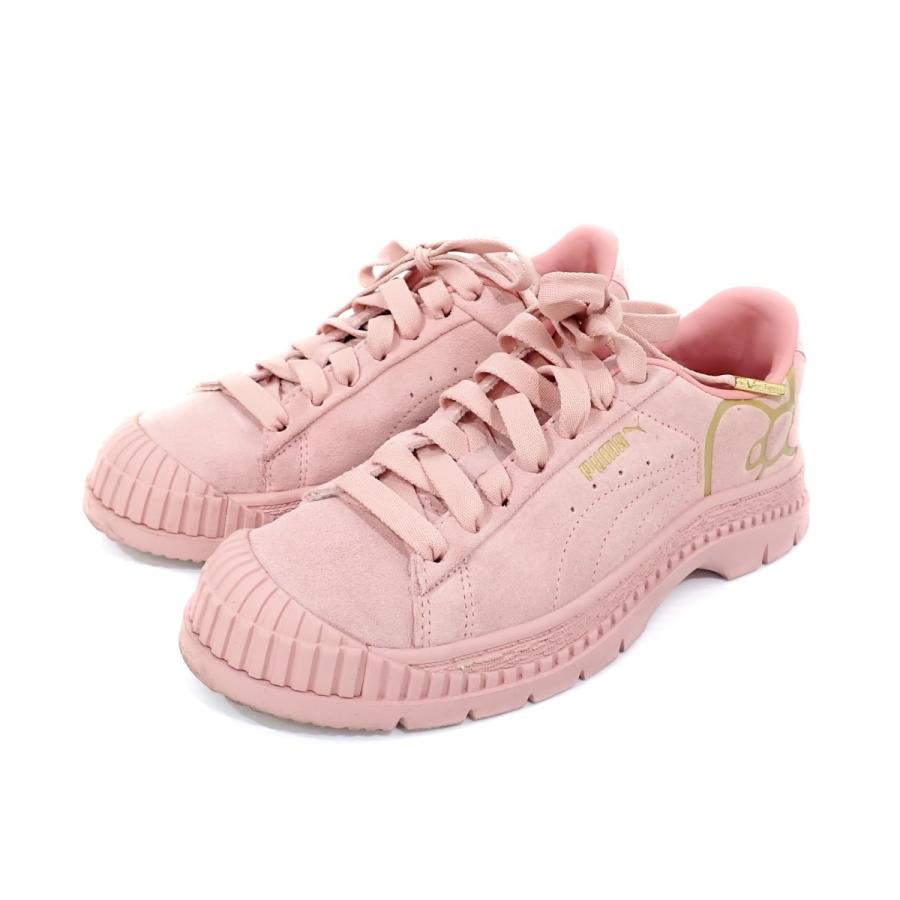 【値下げ】PUMA 19SS 372974-01 Hello Kitty Utility Sneaker スニーカー ピンク サイズ：22 (京都店)｜kindal