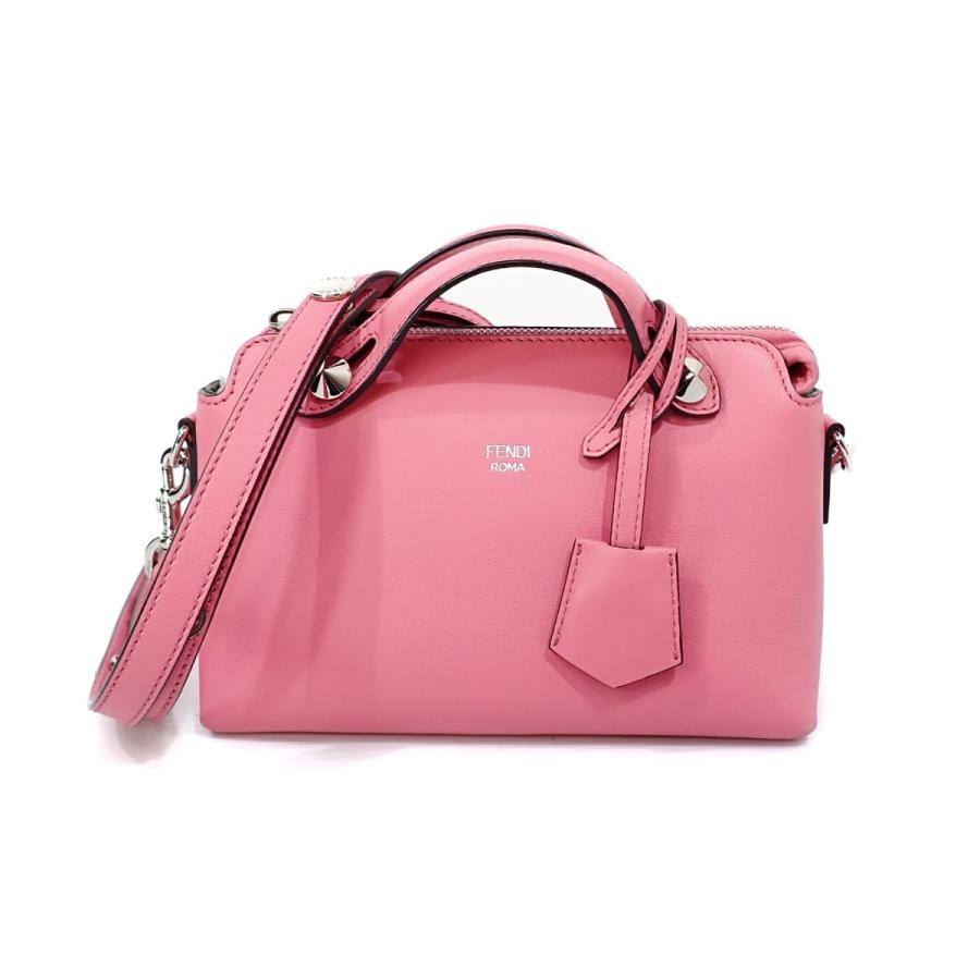 FENDI 【値下げ】FENDI バイザウェイ 2WAYショルダーバッグ ピンク 
