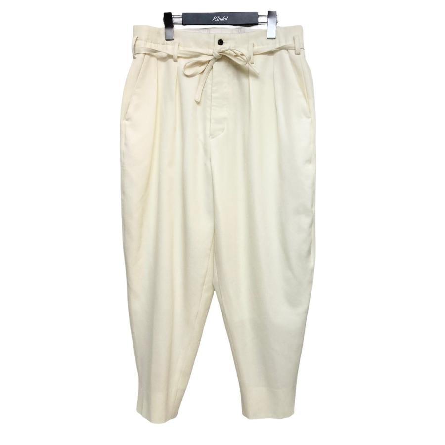 SOSHI OTSUKI 2020SS OFFICER TROUSERS パンツ オフホワイト サイズ