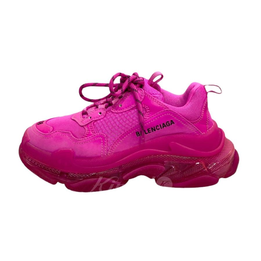 BALENCIAGA TRIPLE S スニーカー ショッキングピンク サイズ：38 (京都 