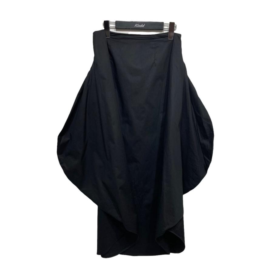 ENFOLD スカート ブラック 38 ボトムス バルーン スカート 