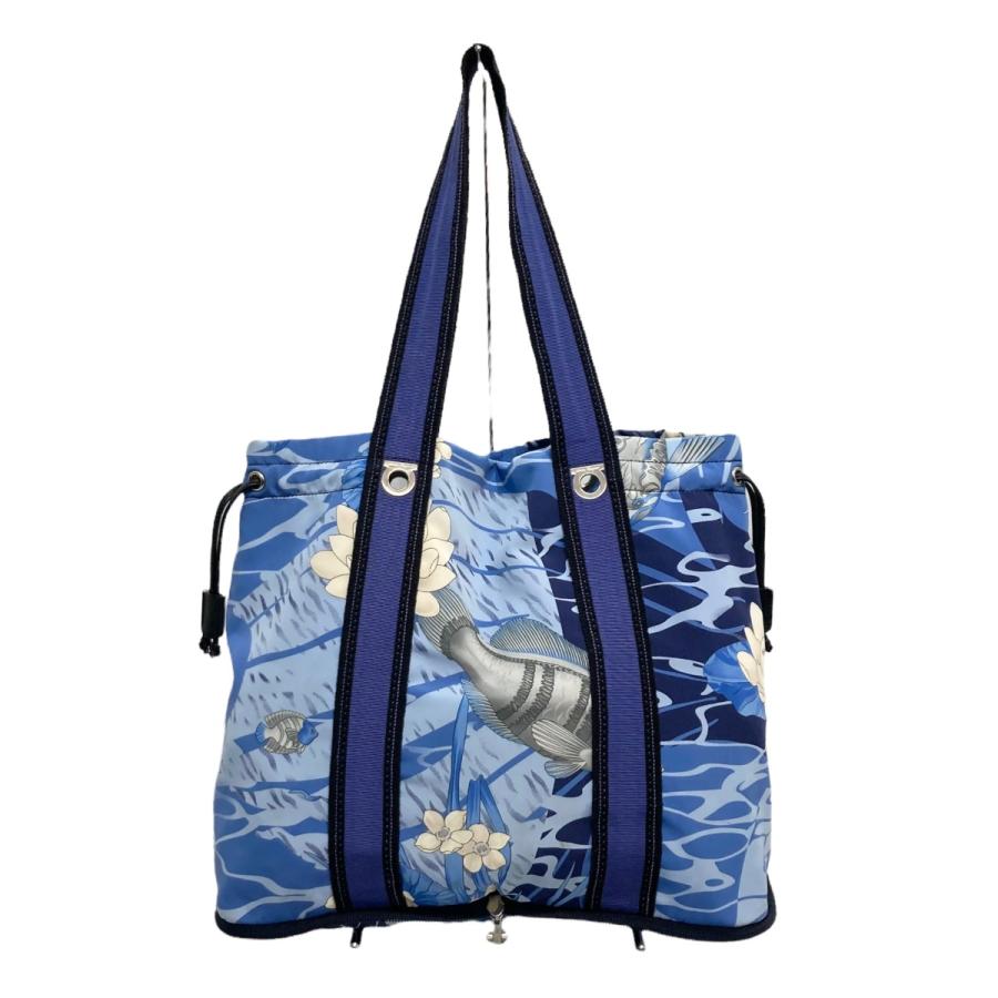 FERRAGAMO 【値下げ】Salvatore Ferragamo トートバッグ ブルー (EC 