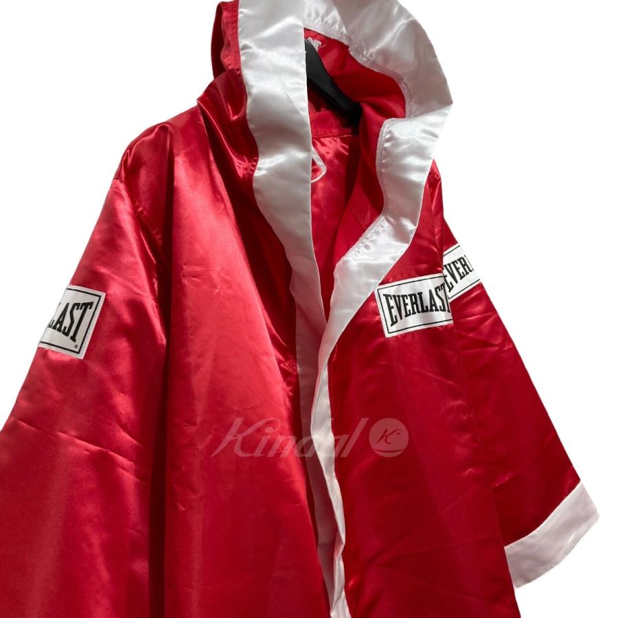 Supreme 【値下げ】SUPREME Everlast Satin Hoodad Boxing Robe レッド  