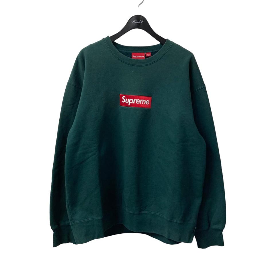 Supreme 【値下げ】SUPREME Box Logo Crewneck グリーン サイズ：XL  