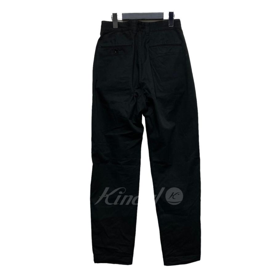 LENO 【値下げ】LENO 2 TUCK TROUSERS ブラック サイズ：3 (EC 