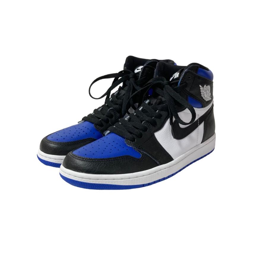 NIKE 【値下げ】NIKE AIR JORDAN 1 RETRO HIGH OG ブラック×ブルー  