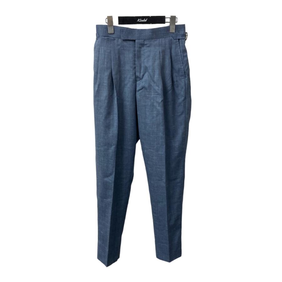 値下げ】TOGA VIRILIS SUITING WOOL PANTS」 スカイブルー サイズ：44 