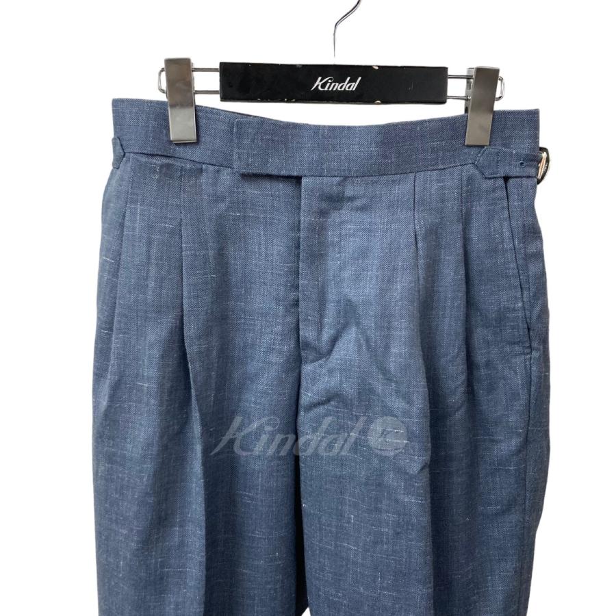 値下げ】TOGA VIRILIS SUITING WOOL PANTS」 スカイブルー サイズ：44 
