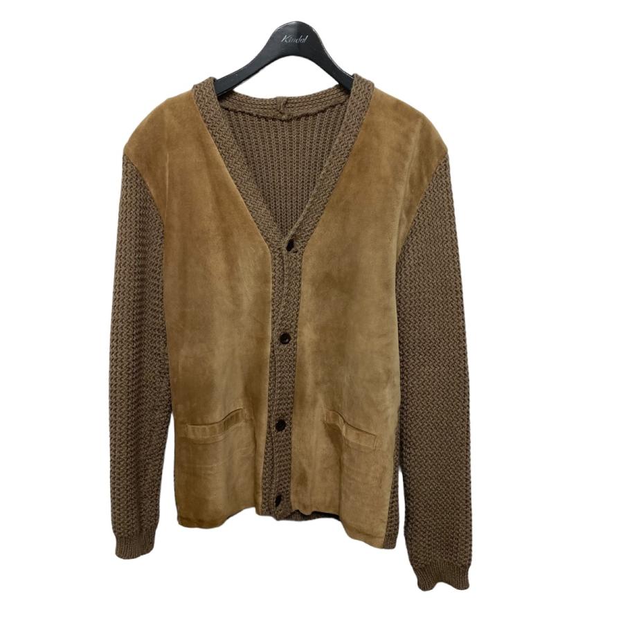 値下げOK】PRADA ベージュ Vネック カーディガンL〜XL