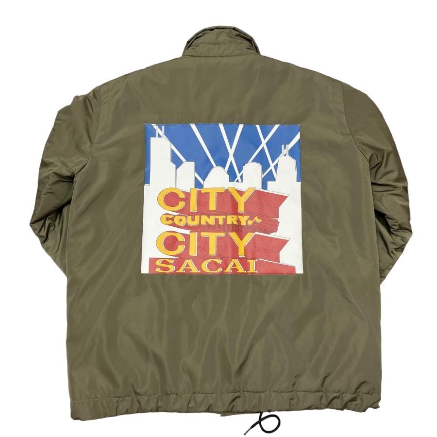 sacai×CITY country CITY コーチジャケット サカイ x シティーカントリーシティーのコラボアイテムが限定で