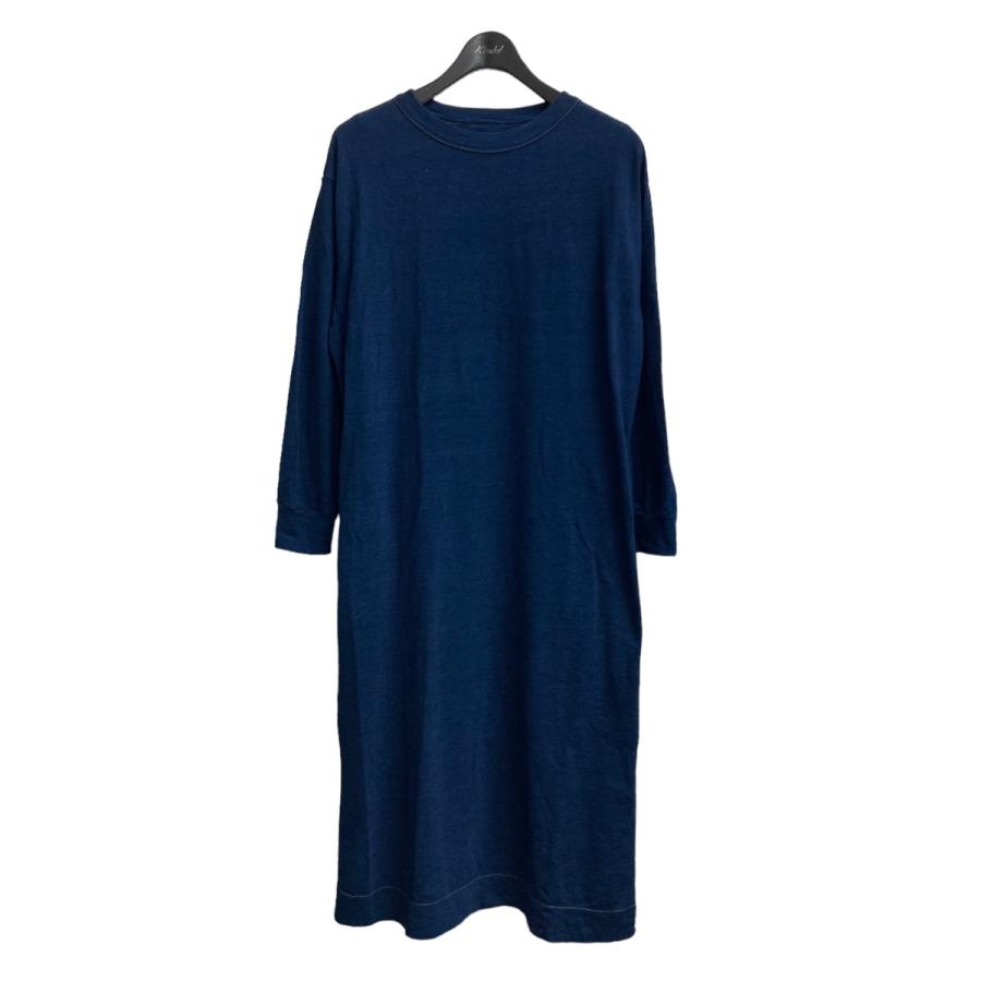 値下げ】45R 天竺の45星ドレス（インディゴ 濃） インディゴ サイズ  