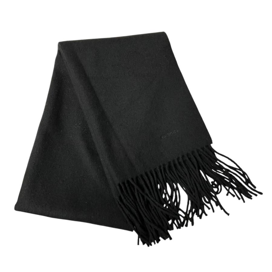 HERMES（エルメス） 【値下げ】HERMES カシミヤマフラー ブラック