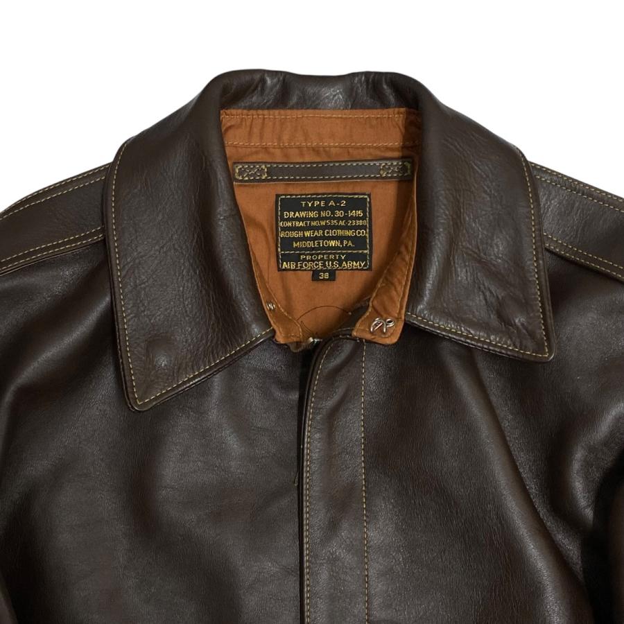 値下げ】UNION TYPE A-2 レザージャケット ブラウン サイズ：38 (京都  