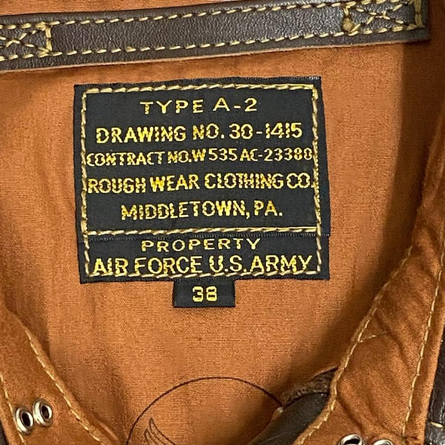 値下げ】UNION TYPE A-2 レザージャケット ブラウン サイズ：38 (京都  