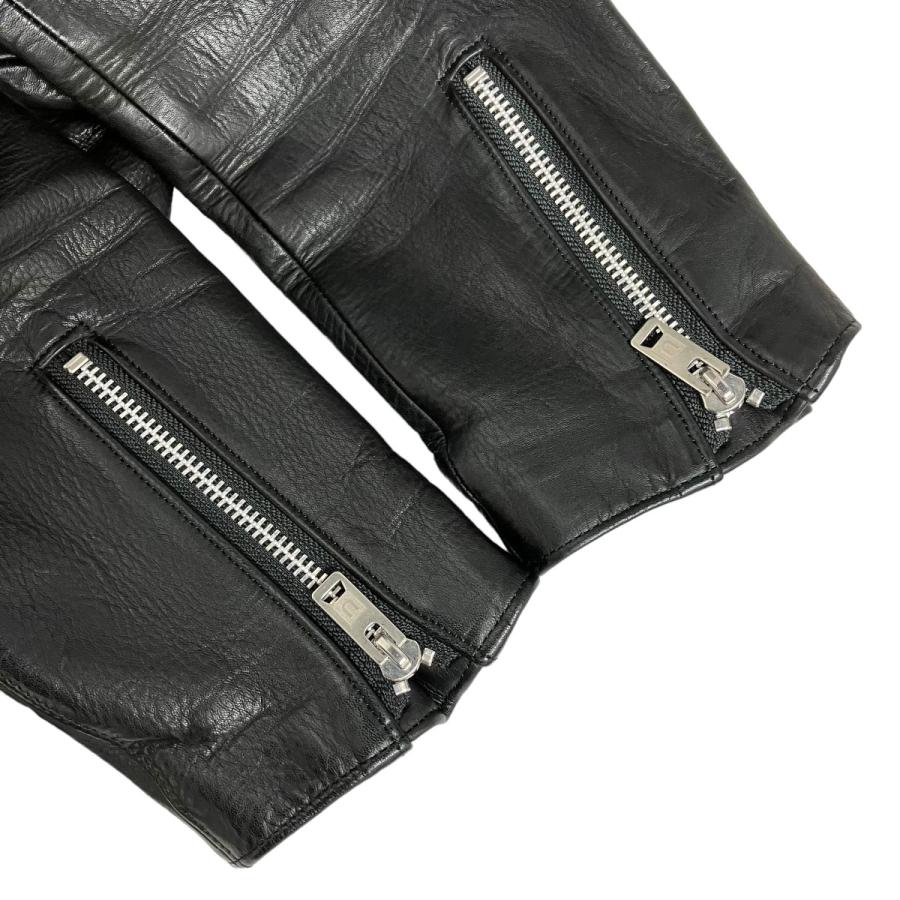 UNDERCOVERISM 【値下げ】UNDERCOVERISM BASIC ZIP ダブル レザー 