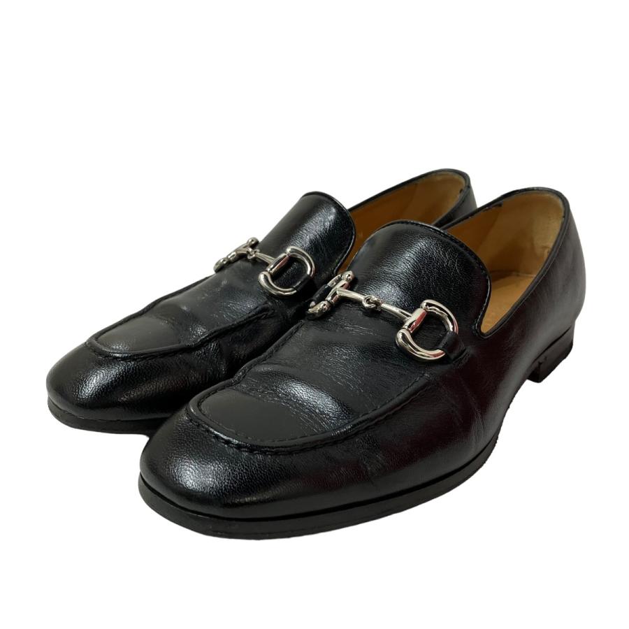 GUCCI 【値下げ】GUCCI ホースビット ローファー 649479 ブラック 