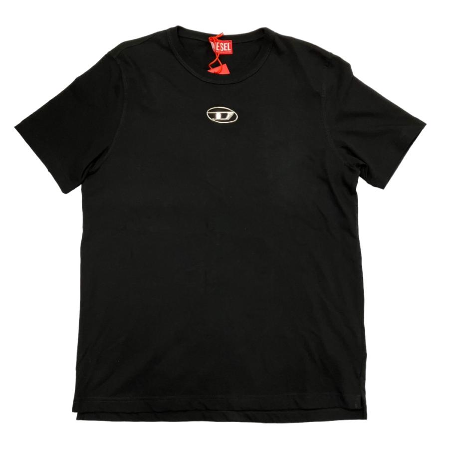 DIESEL T-ADJUST-OD Tシャツ ブラック×シルバー サイズ:S (京都 DIESEL T-ADJUST-OD Tシャツ ブラック×シルバー サイズ:S (京都