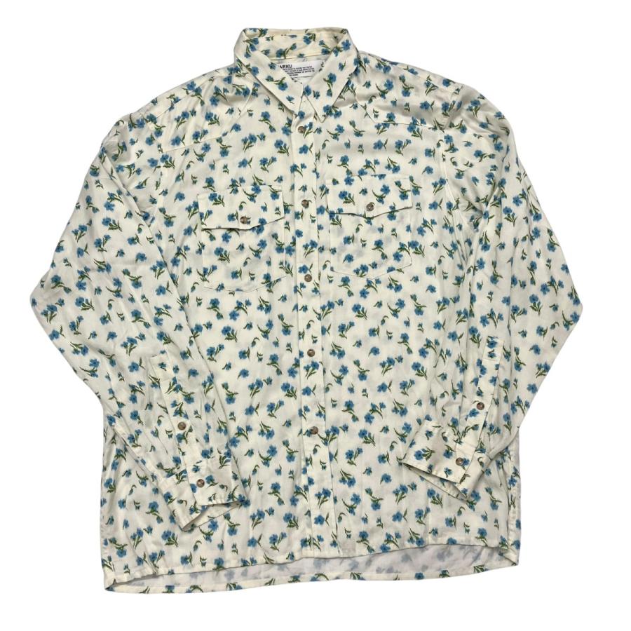 値下げ】DAIRIKU Wyatt Western Shirt 総柄シャツ 21SS S-5 アイボリー 