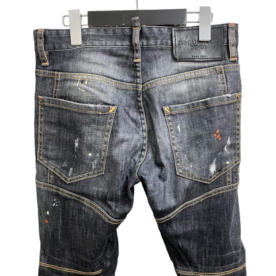 ディースクエアード DSQUARED2 ペンキ加工 クラッシュ デニムパンツ  