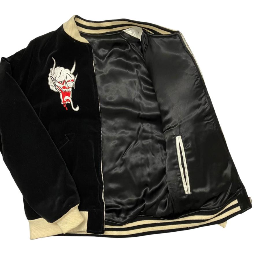 WACKO MARIA ワコマリア ×wolf's head ベロア般若刺繍スーベニア WACKO MARIA ワコマリア ×wolf's head ベロア般若刺繍スーベニア