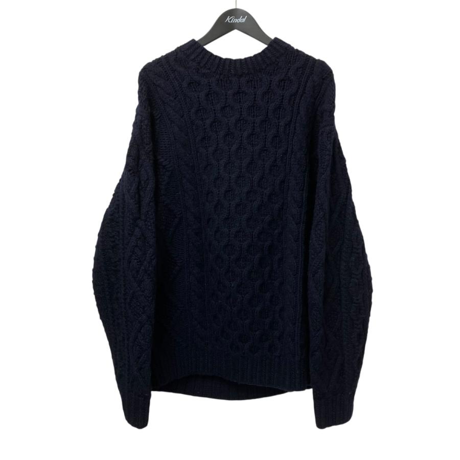 Coohem（コーヘン） 【値下げ】Coohem×KANDA BIIKI BIG ARAN CREW KNIT