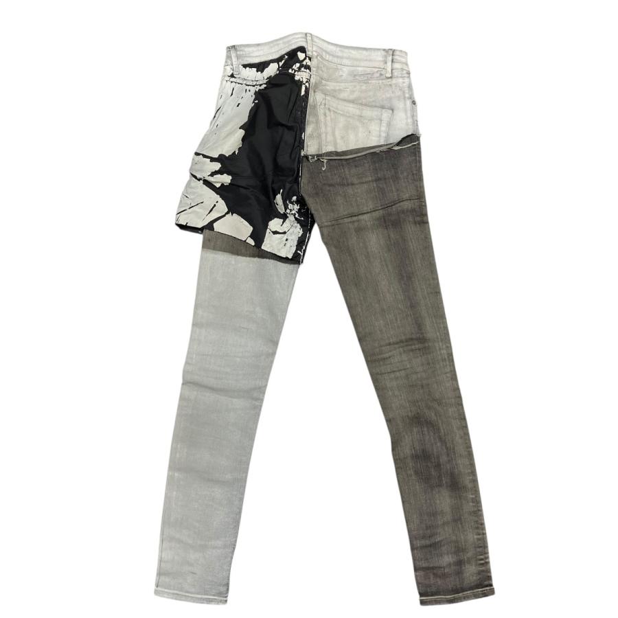 Rick Owens 【値下げ】RICK OWENS TYRONE COLLAGE DENIM デニムパンツ 