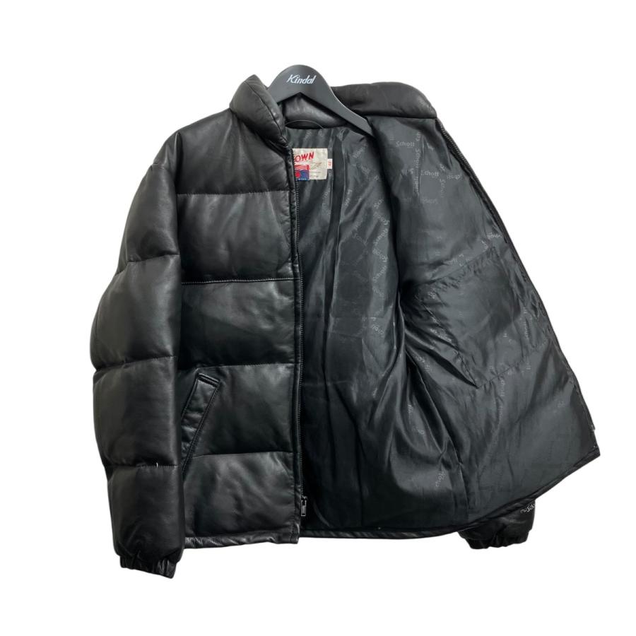 Schott N.Y.C（ショット） 【値下げ】Schott レザーダウンジャケット